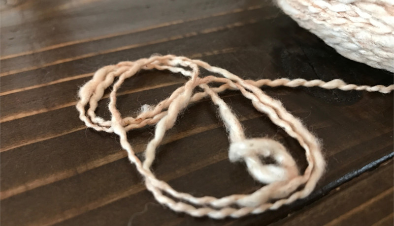 ガラ紡糸